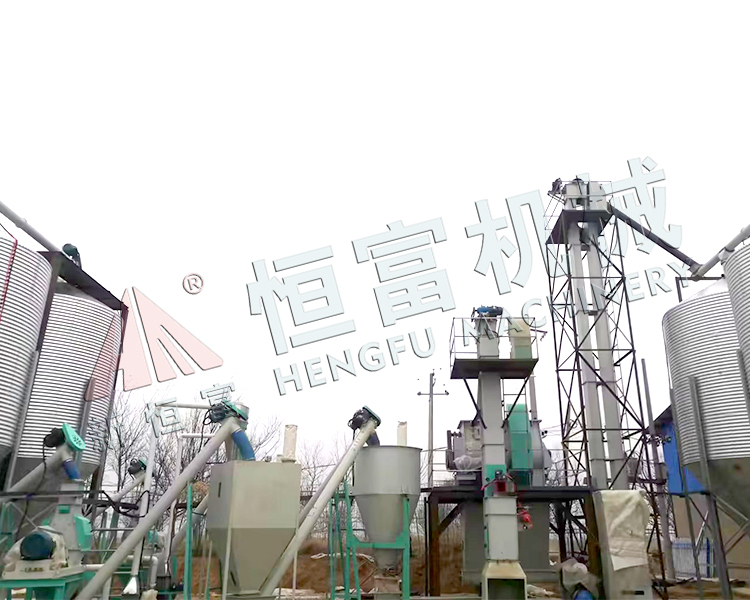 陕西渭南时产5吨粉状饲料机组