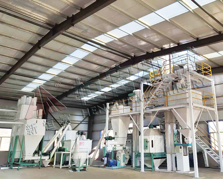 内蒙古鄂托克旗304草粉颗粒饲料机组