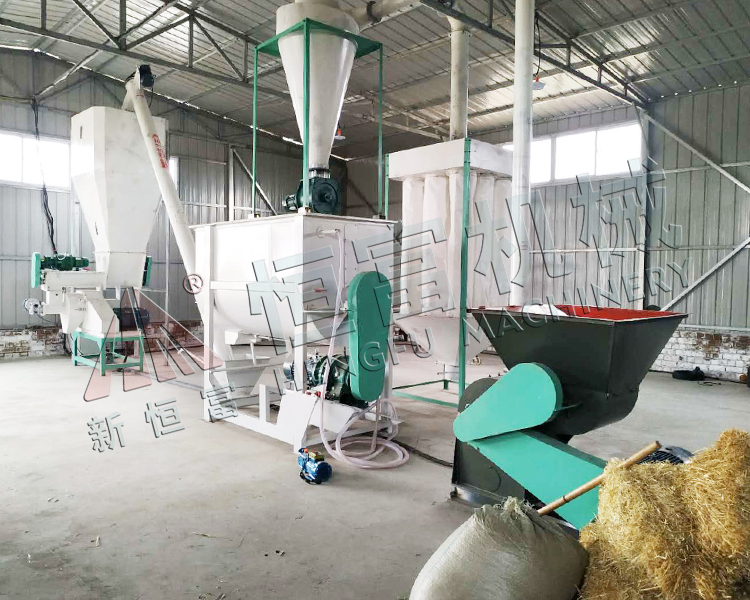 内蒙古包头250草粉颗粒饲料机组