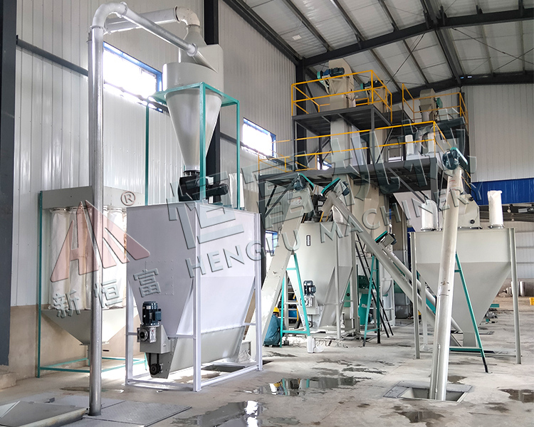 内蒙古阿拉善350草粉颗粒饲料机组