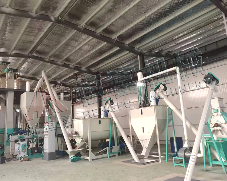 江西九江320颗粒+120膨化饲料机组