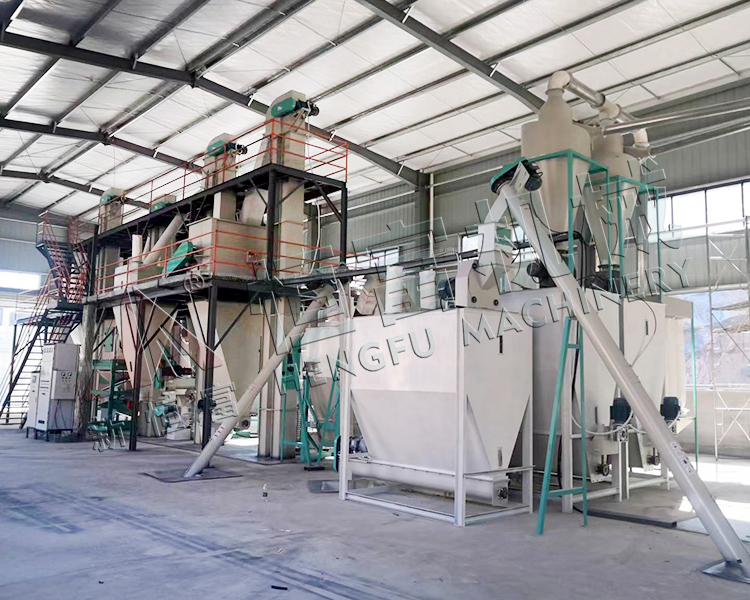 湖北荆州420草粉颗粒饲料机组