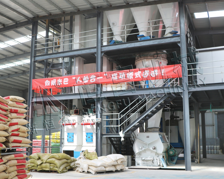 河南新乡350草粉颗粒饲料机组