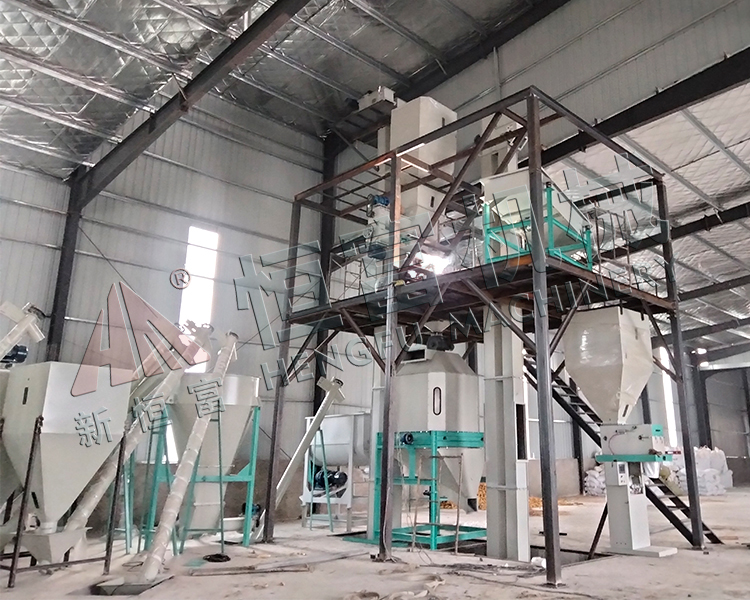 安徽亳州350草粉颗粒饲料机组