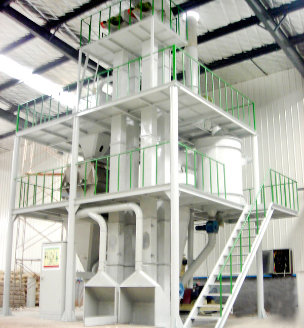 时产15T粉料机组的参考图片